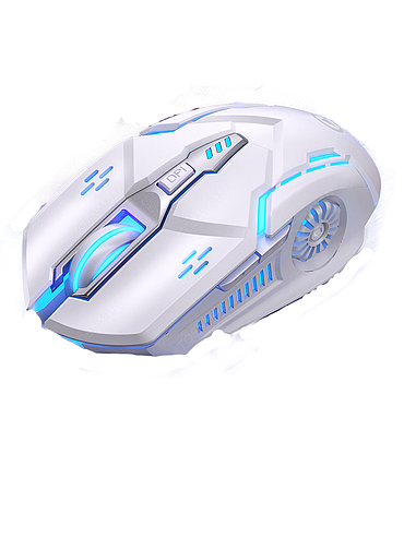 Mouse G5 e-Sports Gamer Retroiluminado Óptico Blanco