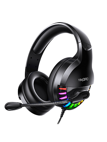 Auriculares Gamer Retroiluminado Q2 Negro