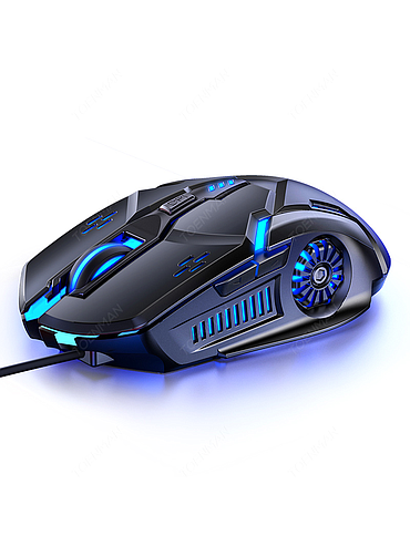 Mouse Gamer G5 e-Sports Retroiluminado Óptico Negro